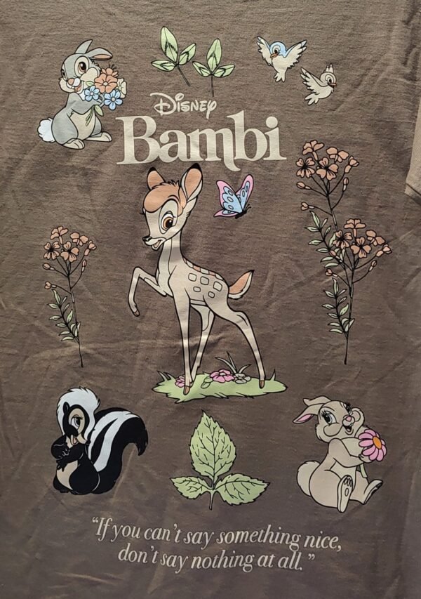 Estampado playera bambi