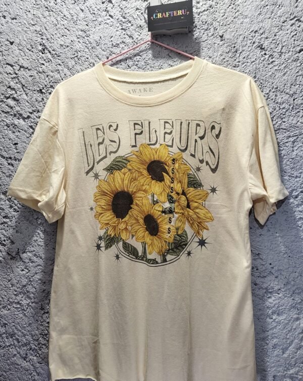 Playera de girasoles