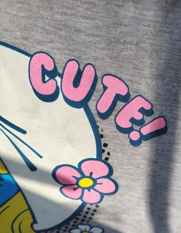 Estampado de playera pitufos