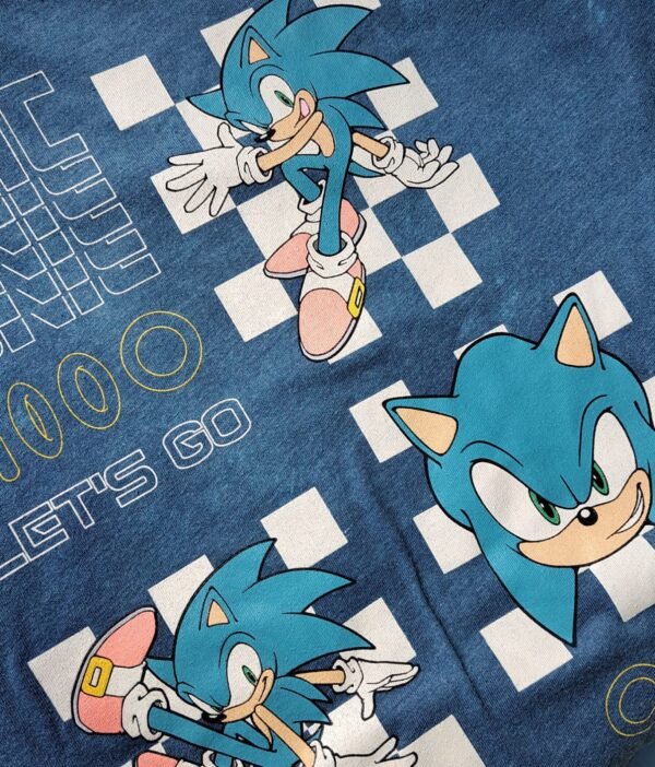 Estampado de playera Sonic